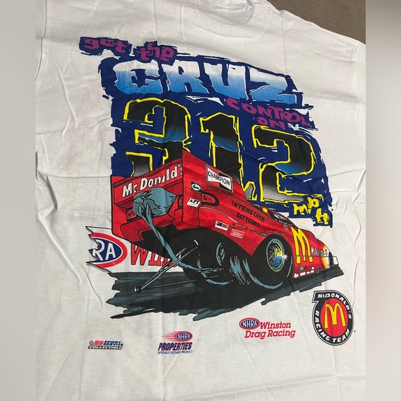 1993 Cruz Pedregon McDonald's 312 MPH NHRA Champion drag racing t-shirt. - Picture 5 of 5